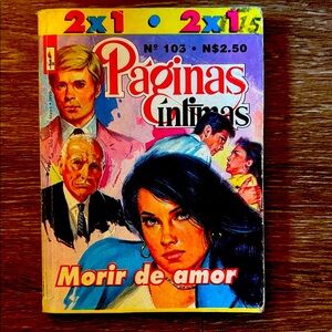 Vintage Spanish Novel Comic book ‘Páginas Íntimas’